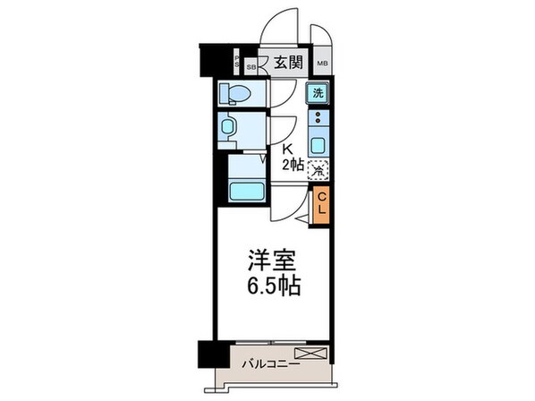 ﾌﾟﾚｻﾝｽ THE KYOTO 新町通(1109)の物件間取画像